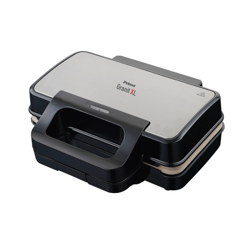 Primo PRSM-40383 Τοστιέρα με Κεραμικές ''marble'' γκριλ Αποσπώμενες Πλάκες 900W Μαύρo-Inox (400383)